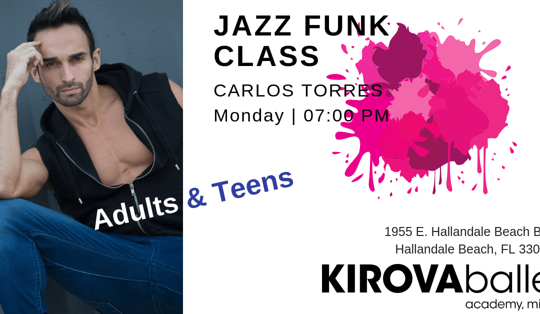 New amazing fun energy Jazz Funk dance class for adults
